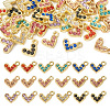  36pcs 9 colors Alloy Pendants ALRI-TA0001-18-2