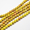 Natural Imperial Jasper Beads Strands X-G-I122-8mm-03-1