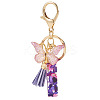 Resin Butterfly Pendant Keychains KEYC-TAC0034-03I-1