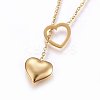 304 Stainless Steel Lariat Necklaces LS-NJEW-O104-04G-1