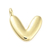 Rack Plating Brass Balloon Letter Pendants KK-C050-01G-V-1