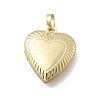 Valentine's Day Brass Heart Locket Pendants KK-D431-035I-G-1