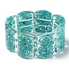 Natural Calcite & Synthetic Opal Stretch Bracelets BJEW-G702-02-1
