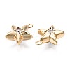 Brass Micro Pave Clear Cubic Zirconia Charms KK-Q764-005-3