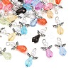 4 Sets Angle Shape Acrylic Pendants FIND-PH0009-11-1