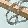 Natural Supper 7 Rutilated Quartz Chip Beaded Necklaces for Men Women NJEW-G159-01W-2