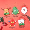 10Pcs 5 Styles Cloth Pendant Decorations FIND-FS0003-28-4