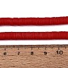 Handmade Polymer Clay Beads Strands CLAY-R089-6mm-036-4