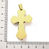PVD Vacuum Plating 304 Stainless Steel Pendants STAS-Z080-03G-3