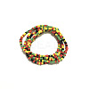 Glass Seed Beaded Waist Beads WG0248E-29-1