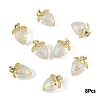 Transparent Acrylic with Alloy Pendants TACR-YW0003-14E-1