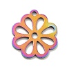 Ion Plating(IP) 201 Stainless Steel Pendants STAS-E176-23M-3