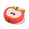 Apple Food Grade Eco-Friendly Silicone Beads SIL-B001-02A-3