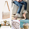 Polyester & Imitation Pearl Beaded Tassel Ribbon OCOR-XCP0002-82-5