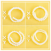 4 Sets 4 Style Polyoxymethylene(POM) Toy Skeleton Joint for DIY Plush Doll DIY-OC0009-34-4