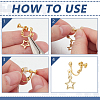 Brass Screw On Clip-on Earring Findings KK-ME0001-87-3