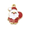 304 Stainless Steel Enamel Pendants STAS-P427-05B-G-1