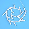 Natural Baroque Pearl Keshi Pearl Beads Strands PEAR-N021-16A-2