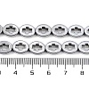 Electroplated Synthetic Non-magnetic Hematite Beads Strands G-K375-C01-01-4
