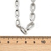 304 Stainless Steel Link Chain Necklaces for Women Men NJEW-Z093-01P-5