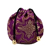 Buddha Theme Square Velvet Drawstring Bags PW-WG34160-16-1