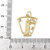 Brass Micro Pave Cubic Zirconia Pendants KK-D409-43G-C-3