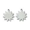 Non-Tarnish 304 Stainless Steel Manual Polishing Pendants STAS-C075-02P-1