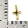 Brass Micro Pave Cubic Zirconia Pendants KK-M283-20J-02-3