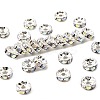 Brass Grade A Rhinestone Spacer Beads RB-A014-Z7mm-28S-1