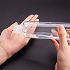 Transparent Flat Shoulder Plastic Press Cap Bottles MRMJ-BC0001-61-5