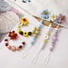 25Pcs 25 Styles Food Grade Eco-Friendly Silicone Focal Beads SIL-DC0001-74-7