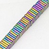 Electroplate Non-magnetic Synthetic Hematite Heishi Beads Strands G-J171A-3x3mm-01-3