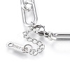 304 Stainless Steel Charm Bracelets BJEW-K219-04P-4