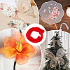 30Pcs Polyester Silk Flower Stockings Material AJEW-CY0002-29B-5