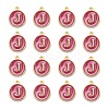 Golden Plated Alloy Enamel Charms LS-ENAM-S118-08J-2