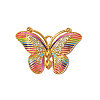 304 Stainless Steel Enamel Pendants STAS-OY014-16G-1