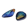 4Pcs Transparent Epoxy Resin Butterfly Wings Pendants RESI-C057-05D-2