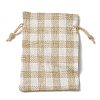 Cloth Imitation Burlap Drawstring Bags AJEW-D064-01C-1