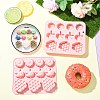 2Pcs Bees & Flower & Honeycomb Shape Silicone Molds ST-CJ0043-008-6