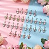 30Pcs 6 Colors Synthetic Turquoise Angel Pendant Decoration HJEW-JM02812-1