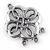 Tibetan Style Alloy Chandelier Components TIBE-Q054-06AS-RS-2