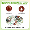 4 Strands Natural Indian Agate Bead Strands G-PA0002-07-2