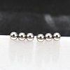 Tarnish Resistant 201 Stainless Steel Beaded Horizontal Bar Stud Earrings with 316 Stainless Steel Pin for Women LS-X-STAS-K238-01P-7