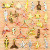 60Pcs Tibetan Style Alloy Pendants FIND-SP0004-07-7