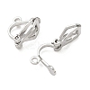 SHEGRACE Brass Clip-on Earring Findings XGR0141P-138P-2