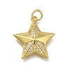 Brass Micro Pave Cubic Zirconia Pendants ZIRC-I070-092G-1