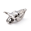 Tibetan Style 304 Stainless Steel Pendants STAS-P305-22AS-3