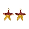304 Stainless Steel Enamel Pendants STAS-L302-01G-1
