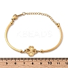 304 Stainless Steel Link Bracelets for Women LS-BJEW-D407-02G-3
