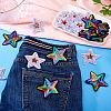 24Pcs 2 Colors Polyester Heat Transfer Vinyl Sheets PATC-TA0001-16-8